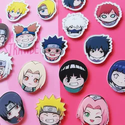 Anime-Narutos odznaka broszka Uzumaki figurka Cosplay broszka rekwizyt metalowa emaliowana szpilka torba męska ubrania przypinki na klapę prezent dla przyjaciela