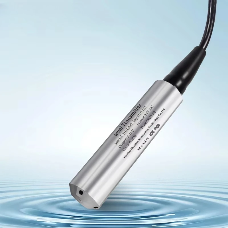 Atex Water Pump Piezometer Water Level Sensor Meter Ip68 19mm 1-300m Small Diameter Water Liquid tank Submersible Level Sensor