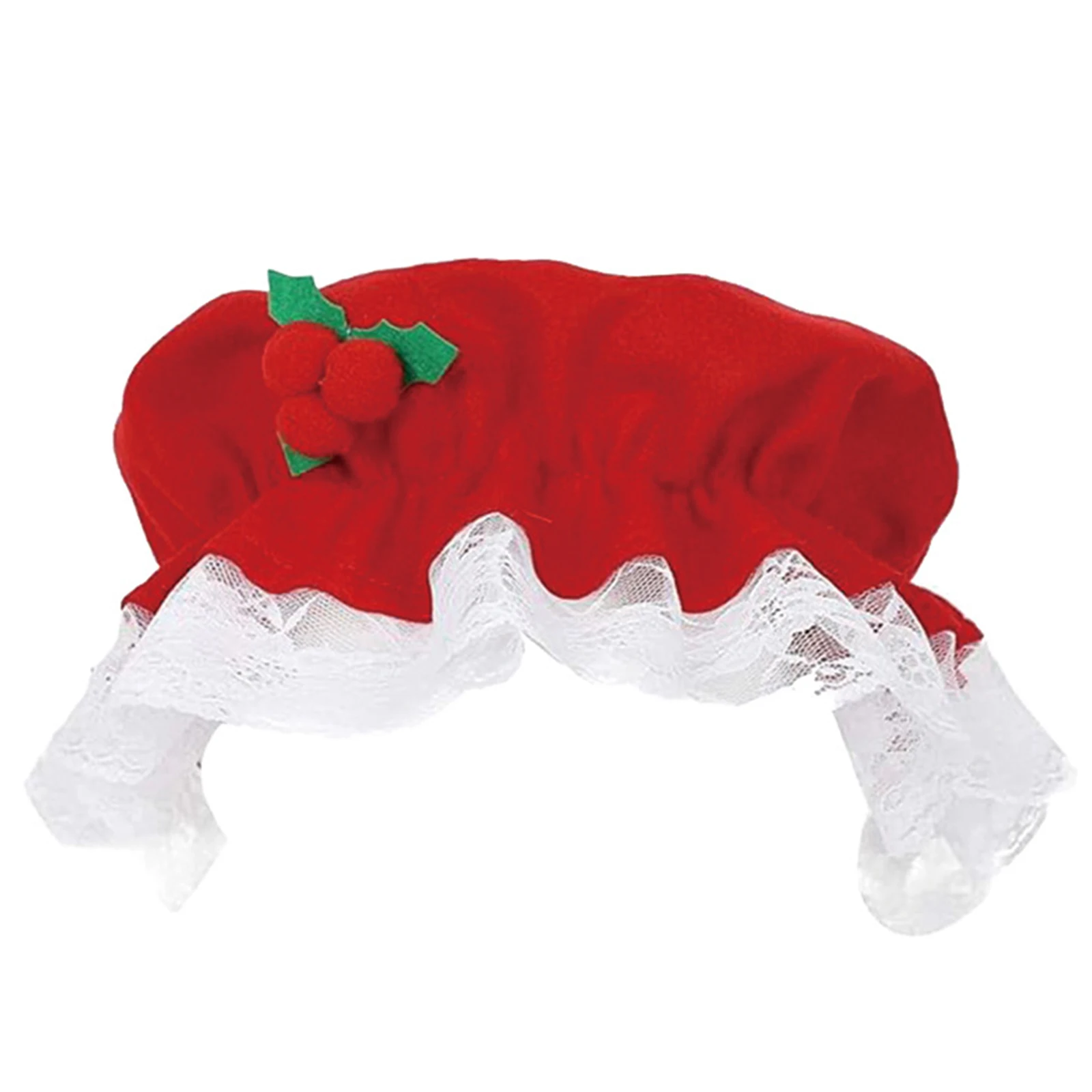 مجموعات أزياء النساء العجوز لعيد الميلاد السيدة كلوز لنظارات الشعر المستعار ومئزر شبكي للشعر وما إلى ذلك لأزياء كلوز التنكرية #3