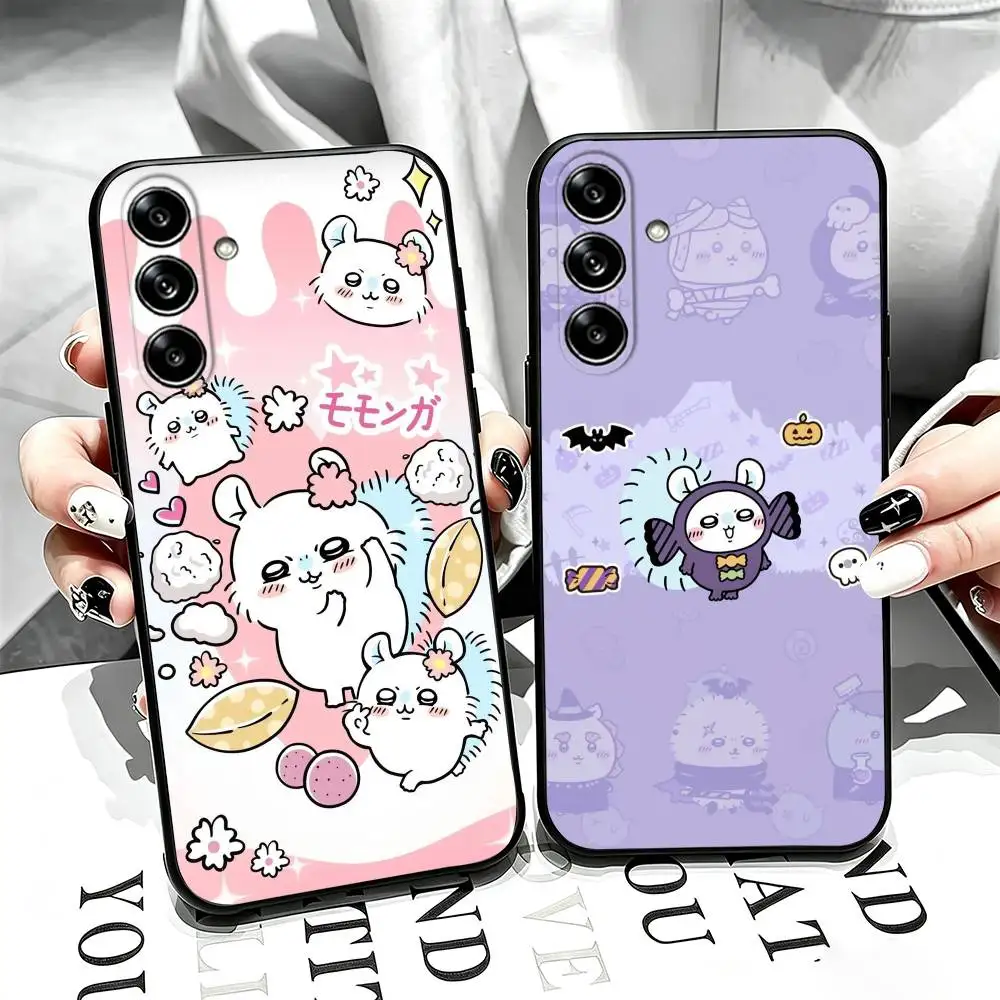 Cartoon M-Momonga Phone Case For Samsung Galaxy A73,A72,A71,A70,A53,A52,A51,Soft Silicone Black Cover
