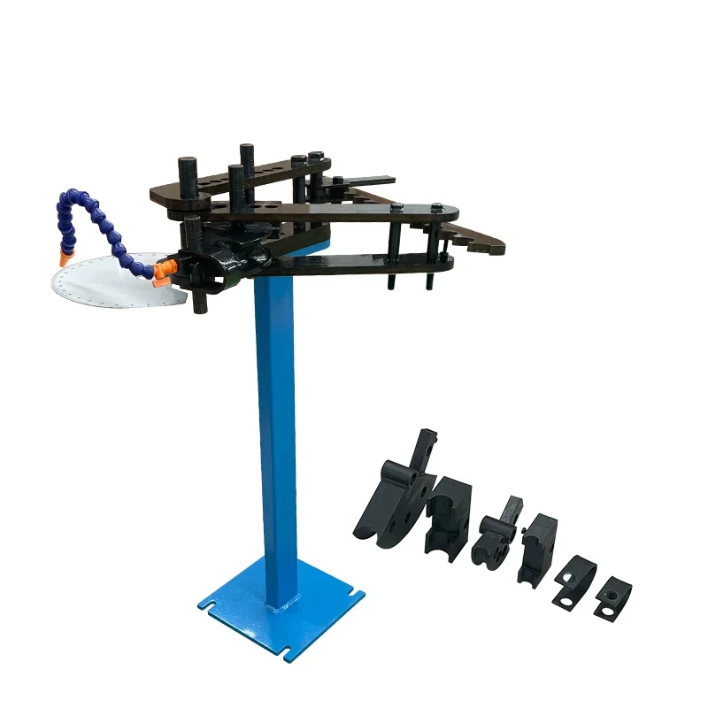 Industrial-Grade Manual Pipe Bender TB-3 with Three Standard Dies Included Compact Metal Bending Machine