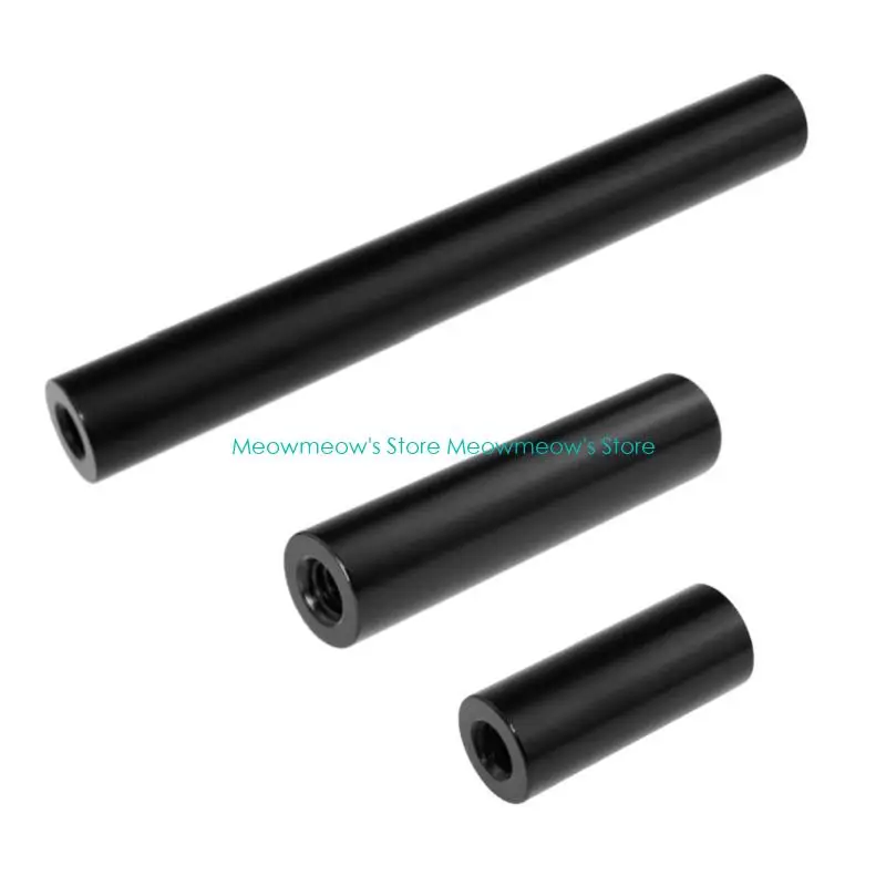 W91A 12mm 직경 Double 1/4-20 사진 장비를위한 암 스레드 확장로드 마이크 스탠드 액세서리