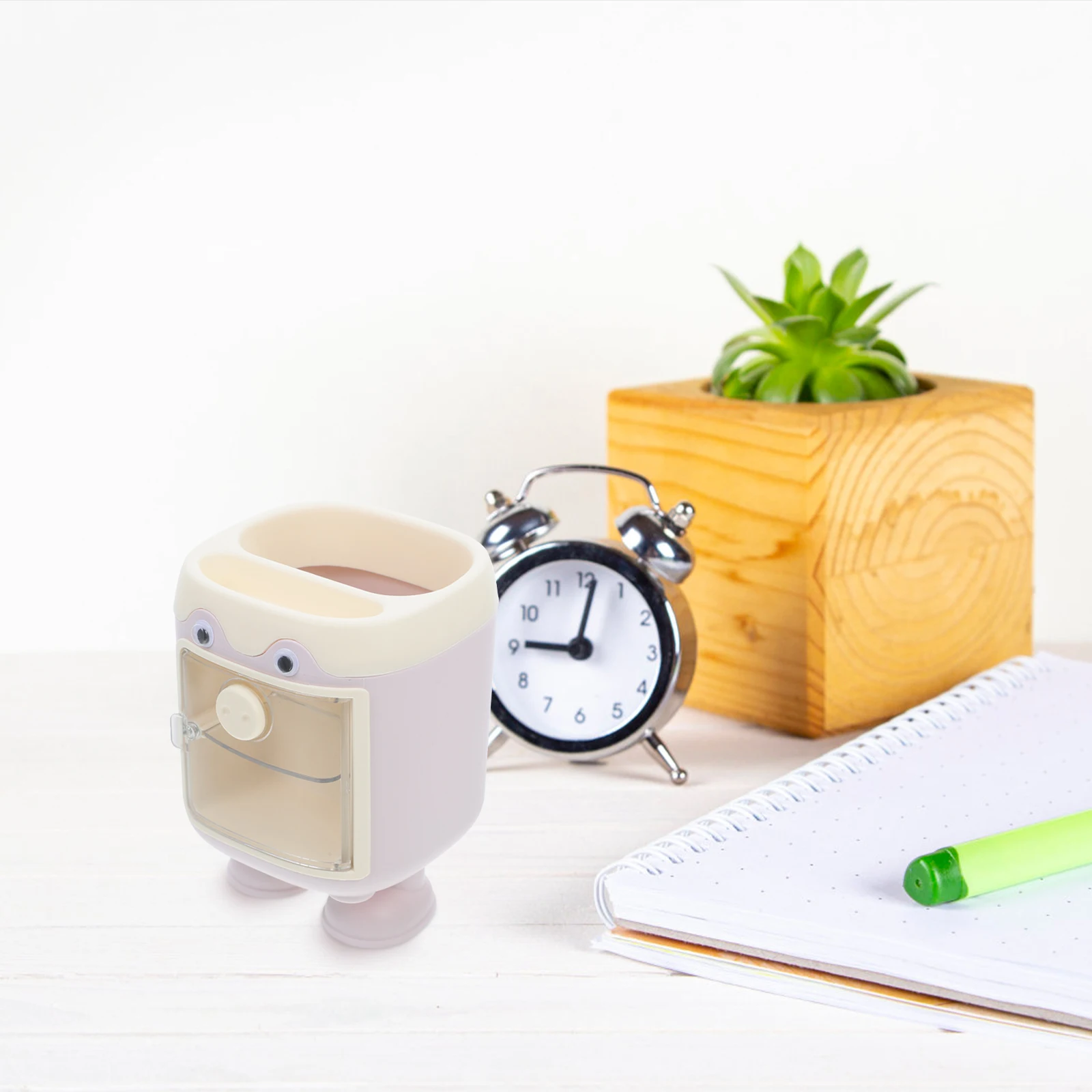 

Pen Holder Stationery Box Pencil Case Desktop Cute Stationary Supplies Kawaii High Capacity