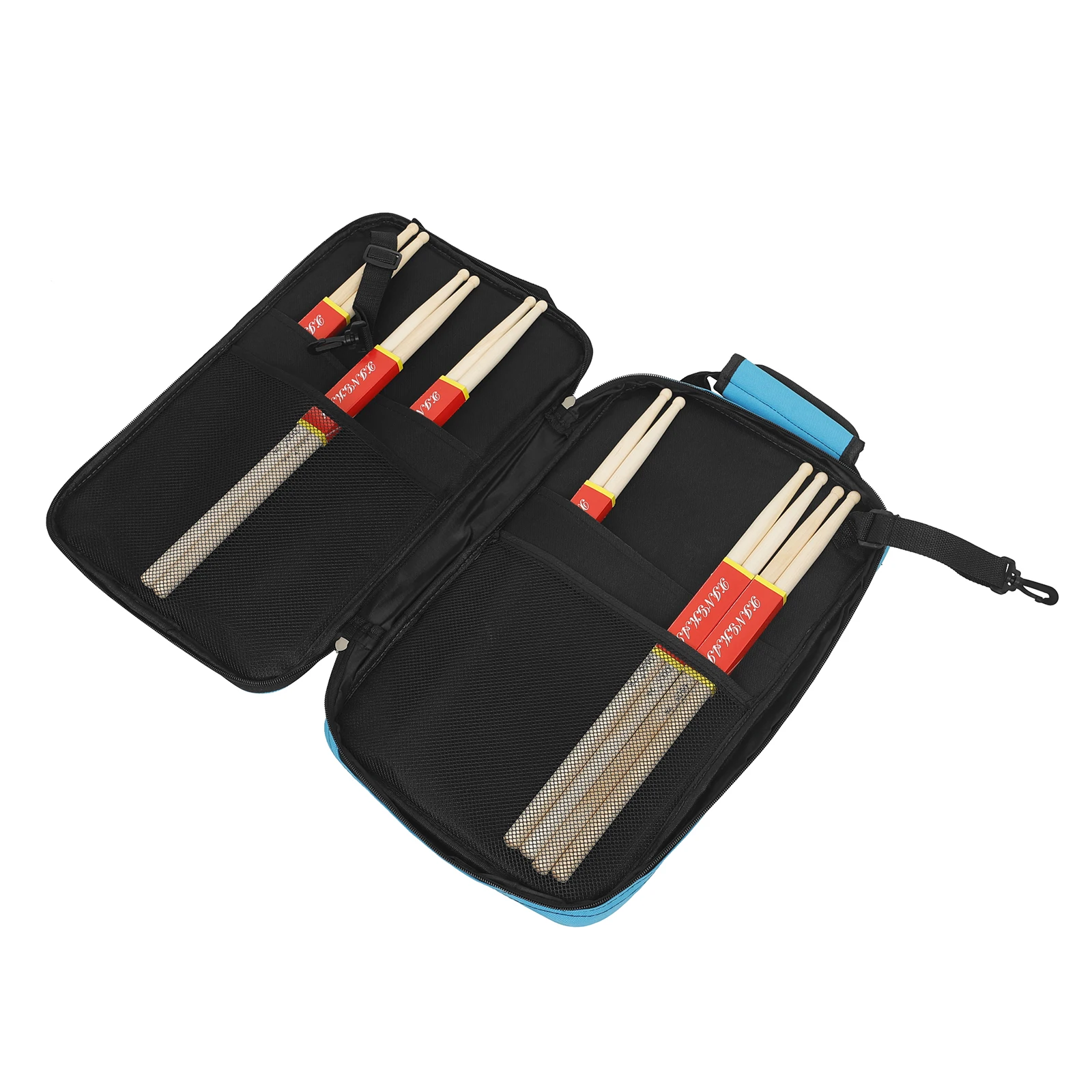 Tas Stik Drum Kain Oxford Kantong Penyimpanan Paket Stik Drum Tahan Air Kapasitas Besar Stik Drum Tas Bahu Ganda Bagian