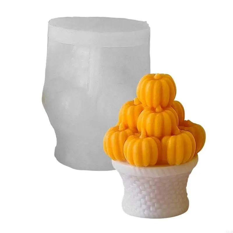 Multiple Size Pumpkins Sturdy Silicone Mould Set Portable Accessory for Craft Supplies Plaster Making Plaster Crafting