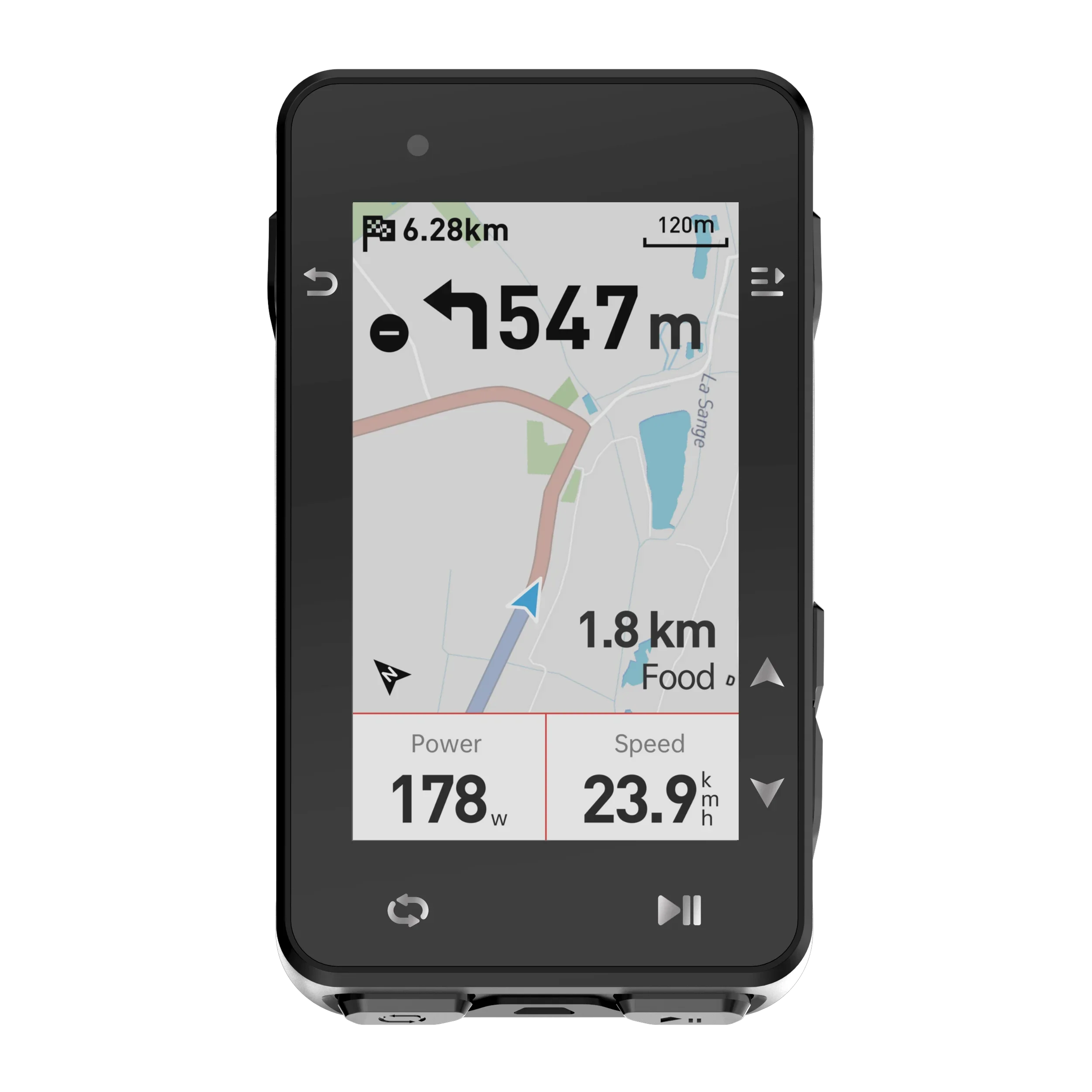 IGS630 GPS Cycling Computer Global Offline Map Navigation Route Wireless Speedometer