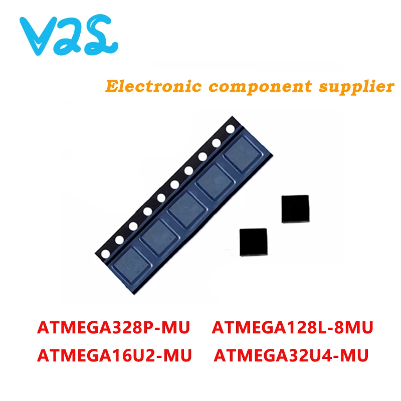 100% New ATMEGA328P-MU ATMEGA128L-8MU ATMEGA16U2-MU ATMEGA32U4-MU ATMEGA328 ATMEGA128 ATMEGA16U2 ATMEGA32U4 QFN