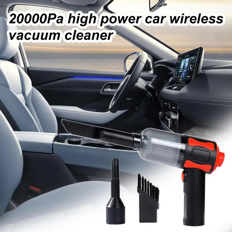 Vacuum Cleaner For Car 20000Pa Handheld High Power Vacuum Cleaner Rechargeable 400mAh Battery Car Vacuum Cleaning Duster For Car