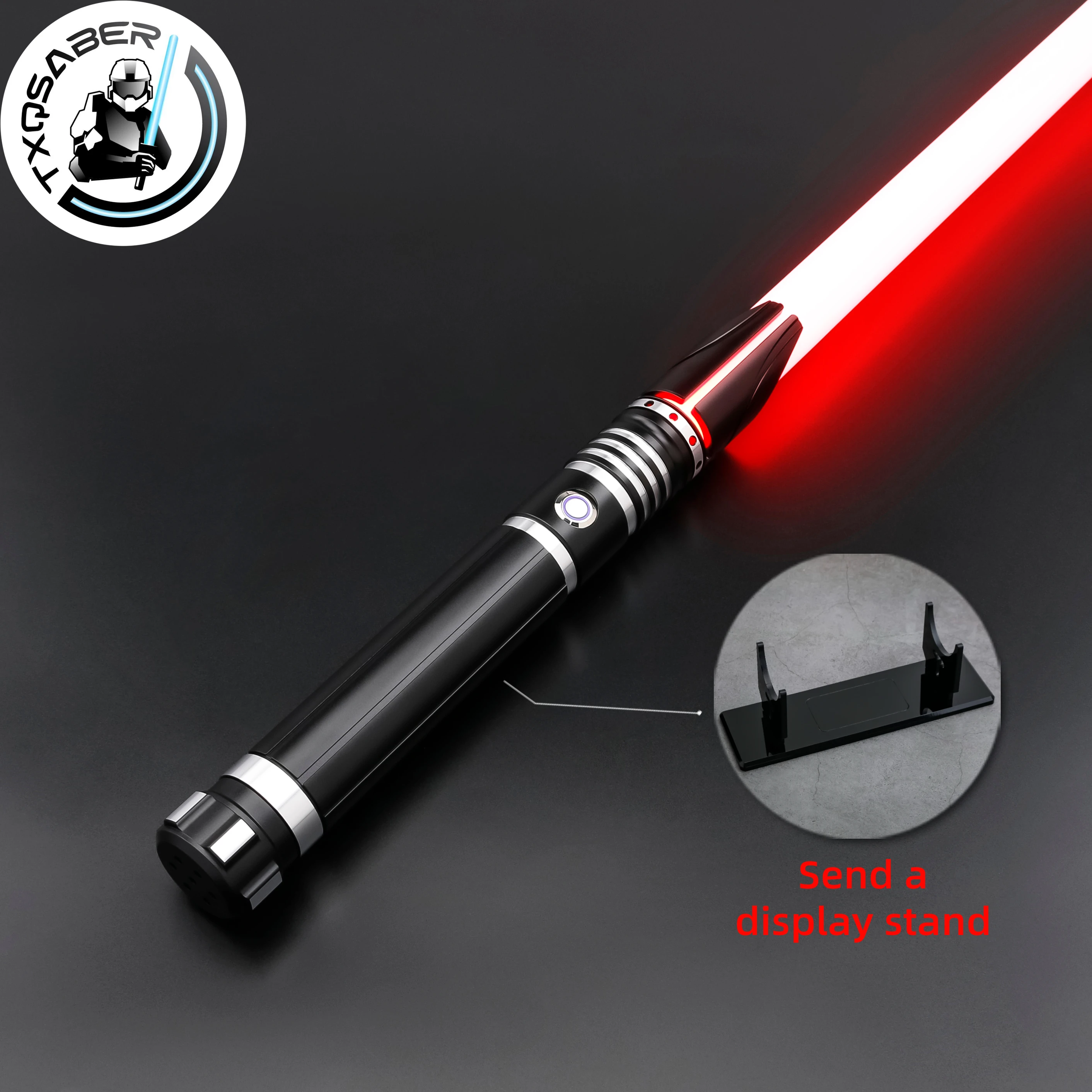 

TXQSABER Lightsaber E36 SDRGB Pixel Heavy Dueling Laser Sword Jedi Metal Hilt FOC Smooth Swing 12 Colors Changing Toys for Adult