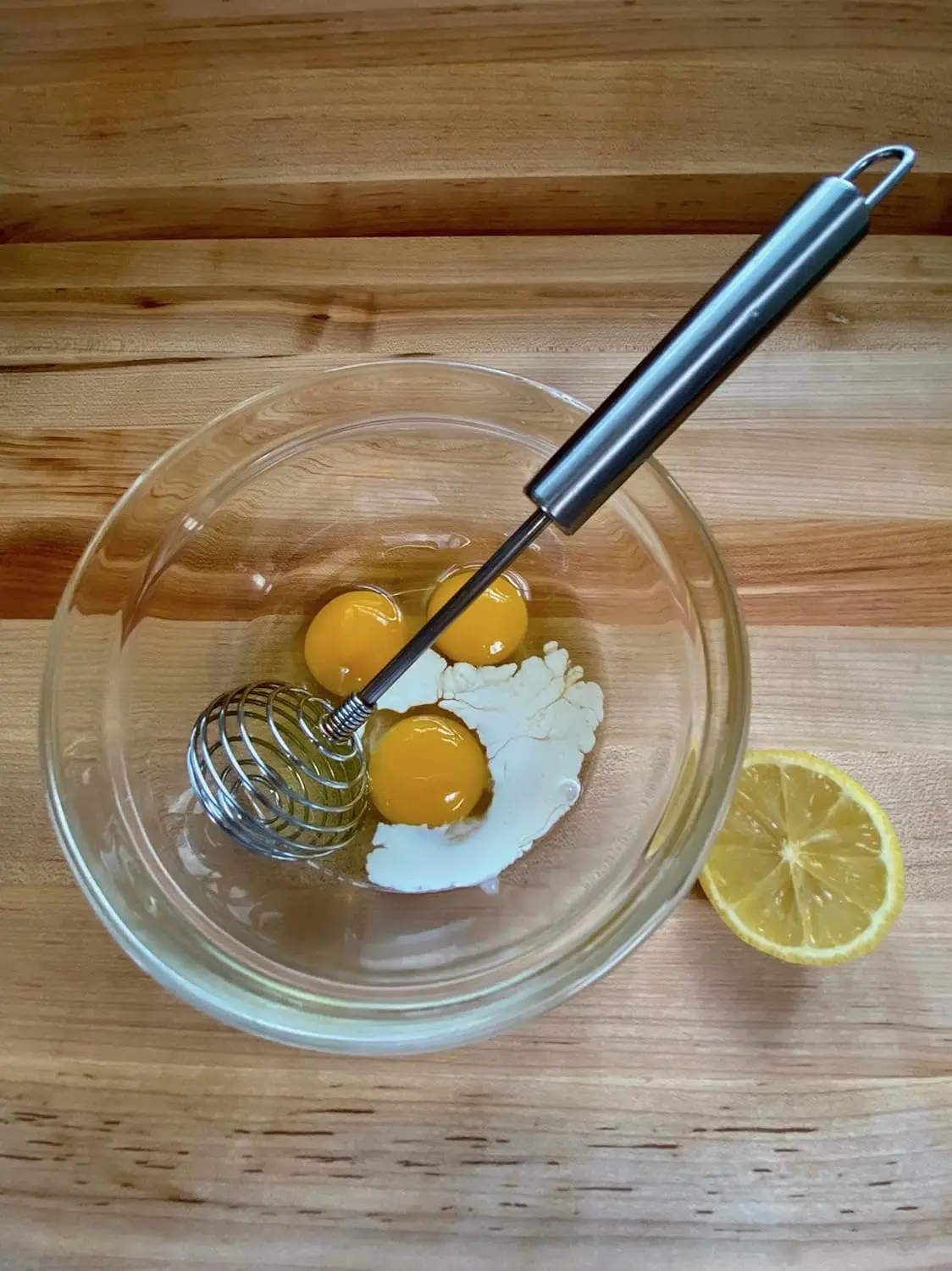 Spiralfederbesen, 10" silberner Edelstahl, mittelgroß