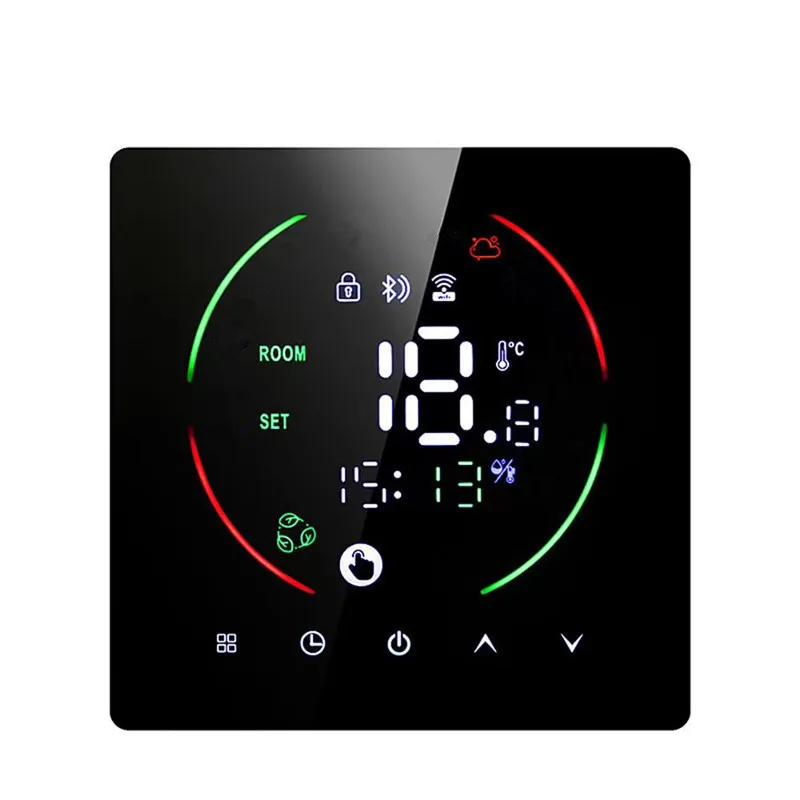 Termostato inteligente para calefacción de suelo, WiFi, Tuya, estándares de la UE, 3A/16A, para aplicación de caldera eléctrica y Control por voz, ajuste remoto programable