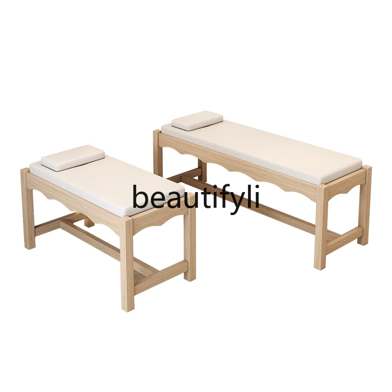 

Pediatric massage treatment bed Wooden diagnosis and treatment Small size TCM bone setting bed Beauty care bed