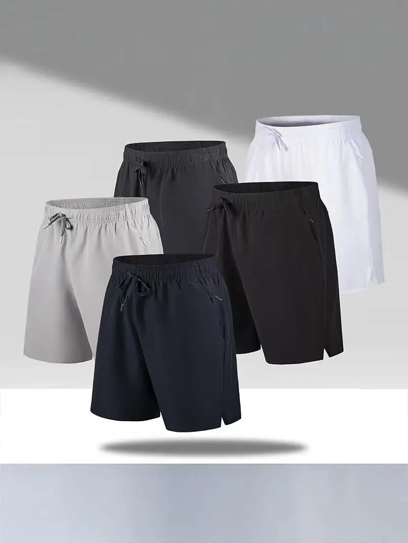 2025 Neue Einfarbige Fußball-Trainingsshorts Herren Sommer-Unterteil Laufshorts Basketball Fußball Shorts Jungen Tennis Badminton Sportshorts
