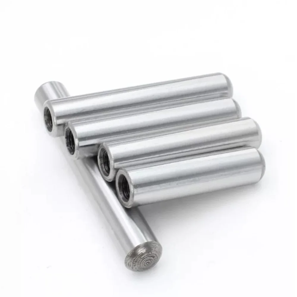 Zylindrische Innengewinde-Stiftbolzen, runde Schnellspann- und Positionierungsstifte, M3-M10, CNC-Werkzeug, Hardware, Drehmaschinenzubehör – Detail 15