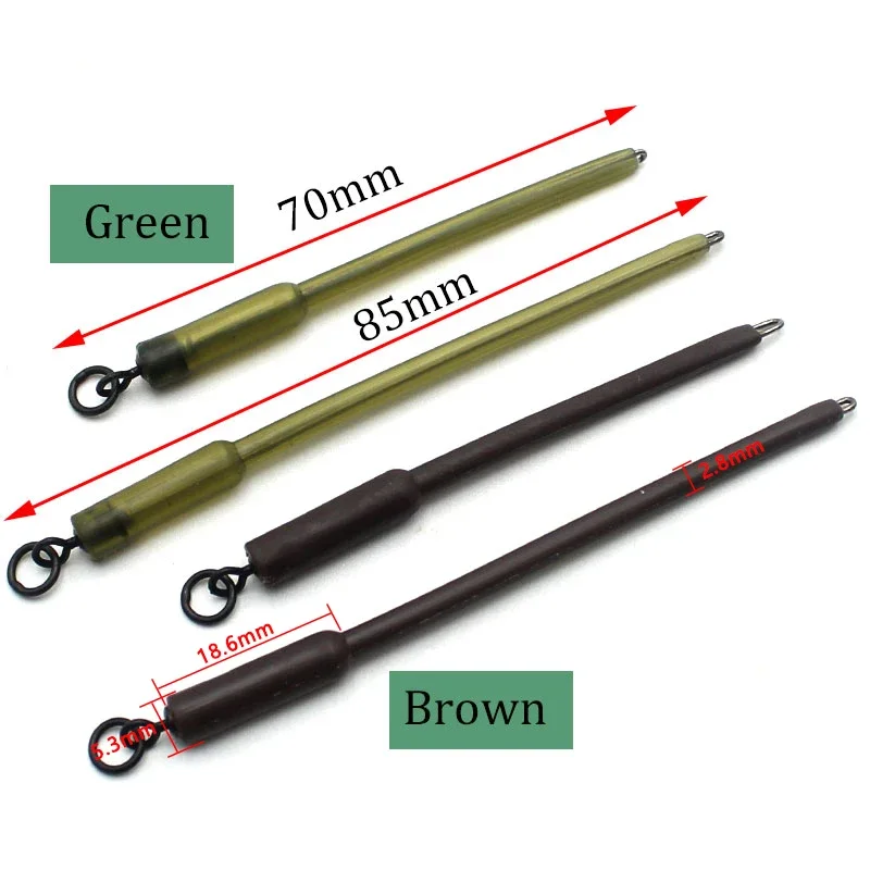 8pcs Carp Fishing QC PVA Bag Stems Pop Up Boilies Carp Bait Lure For Carp Hair Rig Tool Carp Coarse Method Feeder Tackle