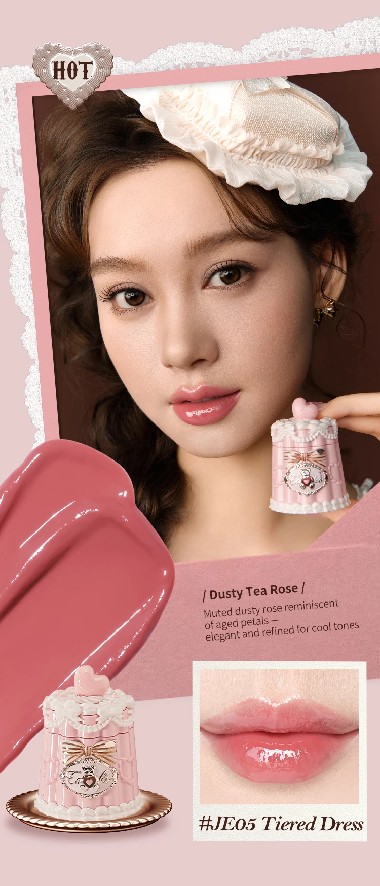 Flower Knows The Sweetie Bear Collection Coating Lip Jelly