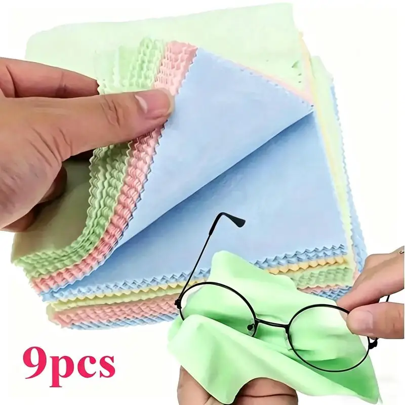 6/9 Ultra-Fine Microfiber Cleaning Cloth Is Soft, Thick and Odorless Cleaning Cloth, Suitable for Glasses, Camera Lens and Smart