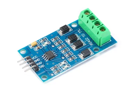 2Pcs/1pc RS422 Mutual Conversion TTL Bidirectional Converter Module Signal Full Duplex 422 to Single-chip MAX490 to TTL Board