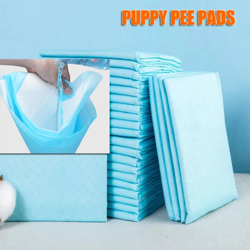 

50 Pcs Dog Diapers Litter Pad Pads for Pee Pet Toilet Training Puppy Urine Mat Puppy Small Liners Training Mats Doggie Indoors