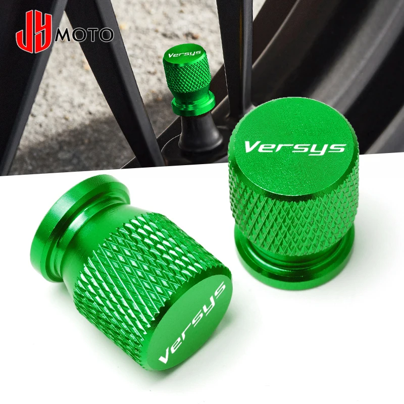 For Kawasaki Versys 650 1000 Versys-X300 2008 - 2019 2020 year Universal Motorcycle Accessories CNC Wheel Tire Valve Caps Covers