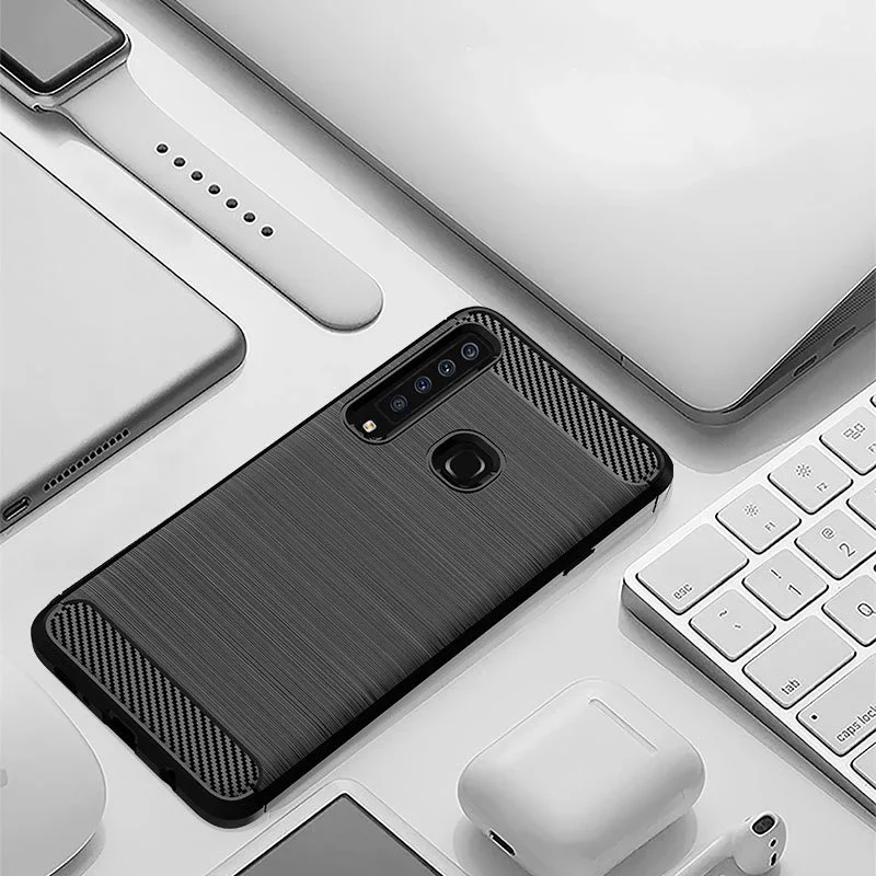 Case For Samsung Galaxy A9 2018 A9s Case Silicone TPU Bumper Shockproof Carbon Cover for Samsung Galaxy A9 2018 A9200 A920F Case