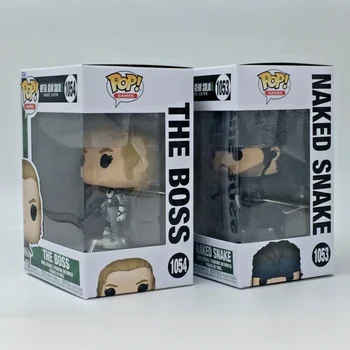 合金裝備系列 Funko Pop 可動人偶 The Boss Naked Snake 乙烯基人偶 遊戲收藏裝飾 限量版模型玩具 12 最佳銷售 金屬齒輪可動人偶 - №6