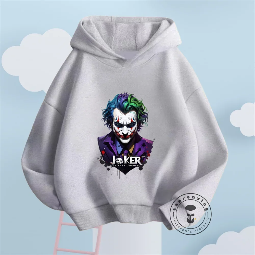 DC Comics The Joker Kids Hoodie Kids Girls Odzież Modne ubrania dla chłopców Jesienne ciepłe topy sportowe Powrót do szkoły Prezent