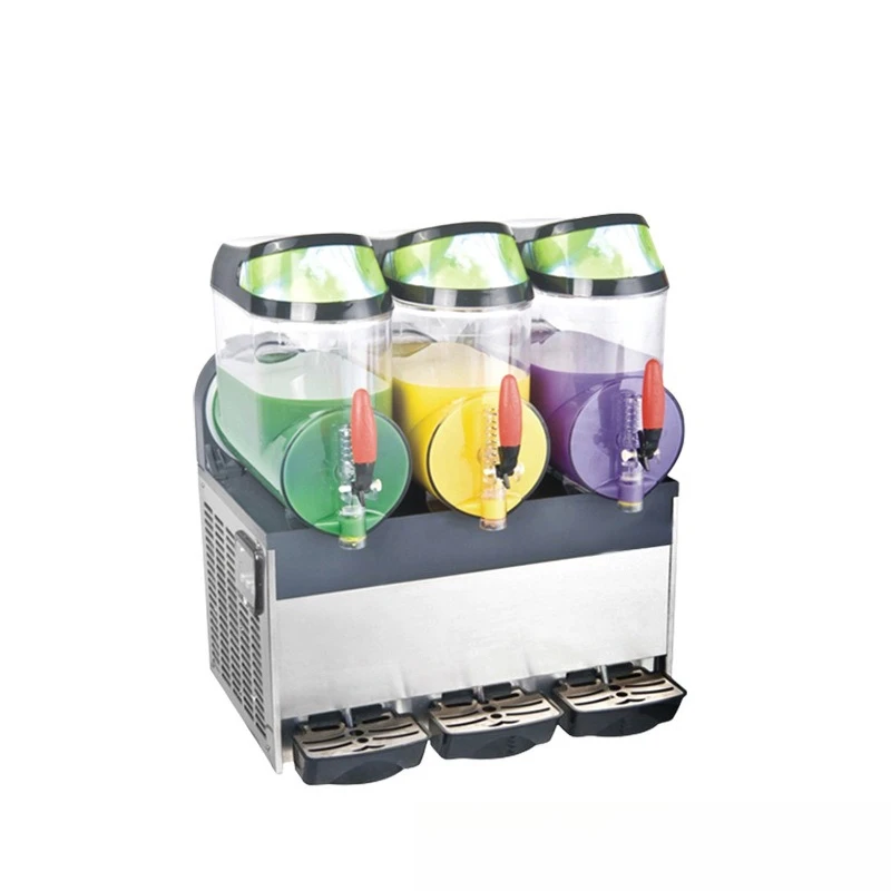 Fully automatic three-cylinder slush machine, commercial snow melting machine, multi-function