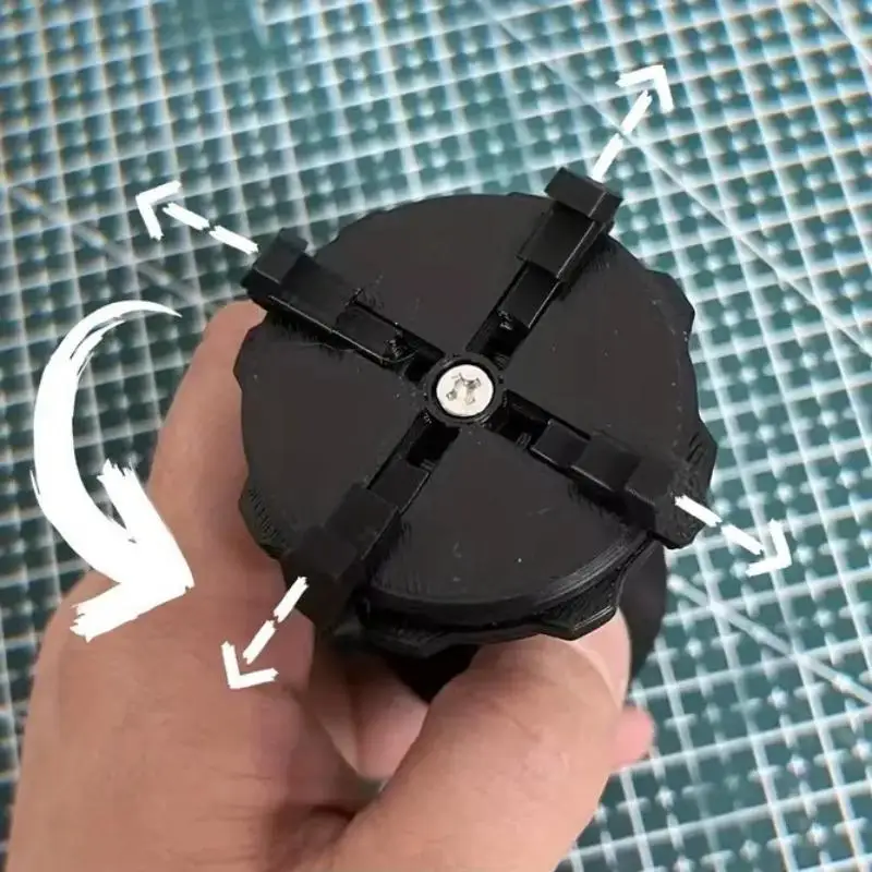 1 Stück Miniatur-Malhalter Stabilisator Handgehaltener Bemalter Fixierter Tischhalter 3D-Gedruckter Modell-Farbstativ