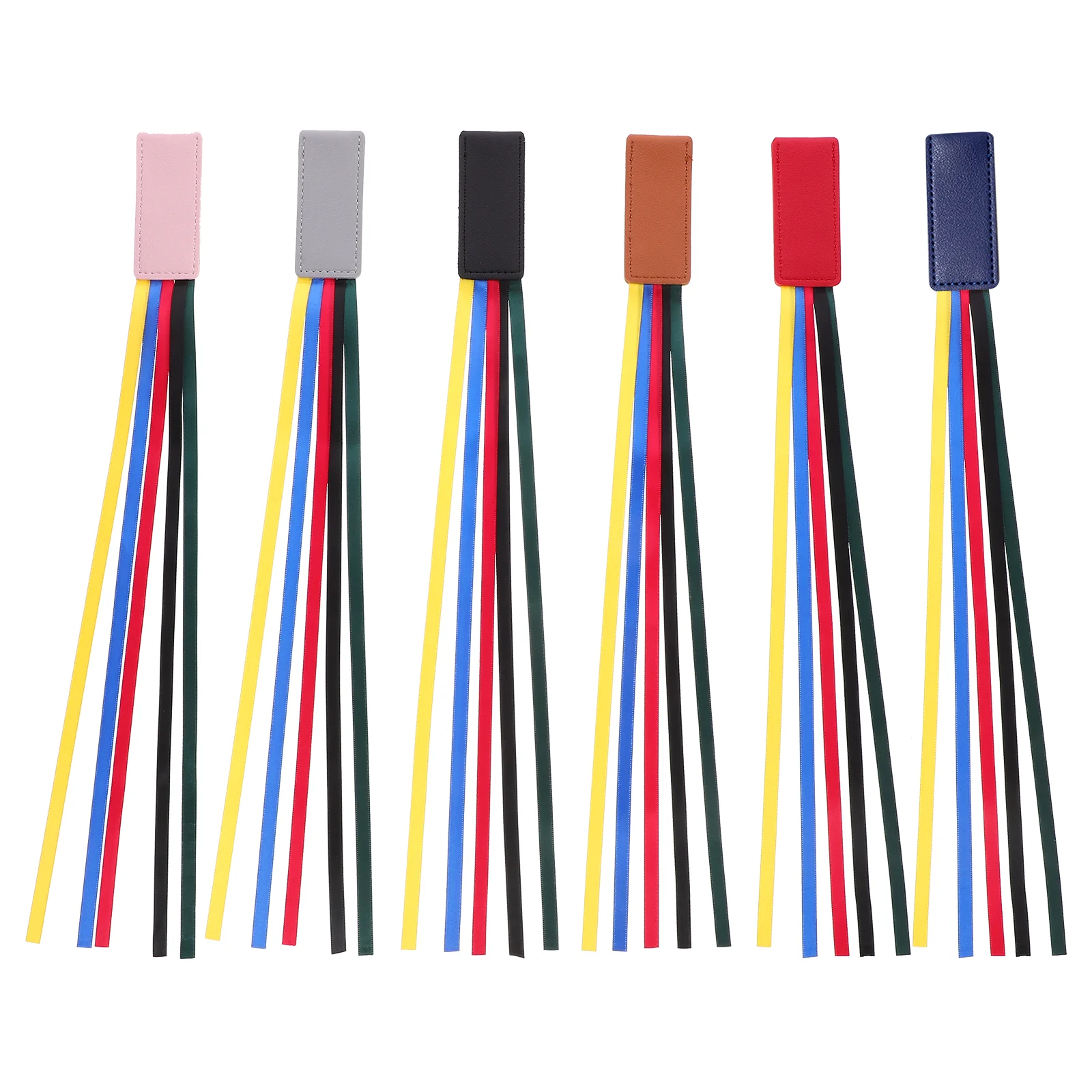 6-delige afdrukbare lintbladwijzer Student Tabs Markers Leesaccessoires