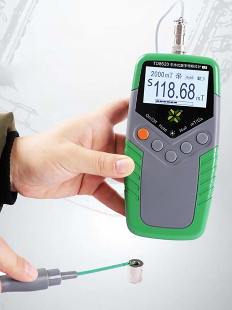 Tianheng high-precision digital Gauss meter permanent magnet surface magnetic field tester magnetic  meter TD8620