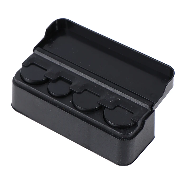 New Plastic Car Euro Coin Case Money Container Organizer Stowing Tidying Auto Coin Holder Interior Accessories Storage Box