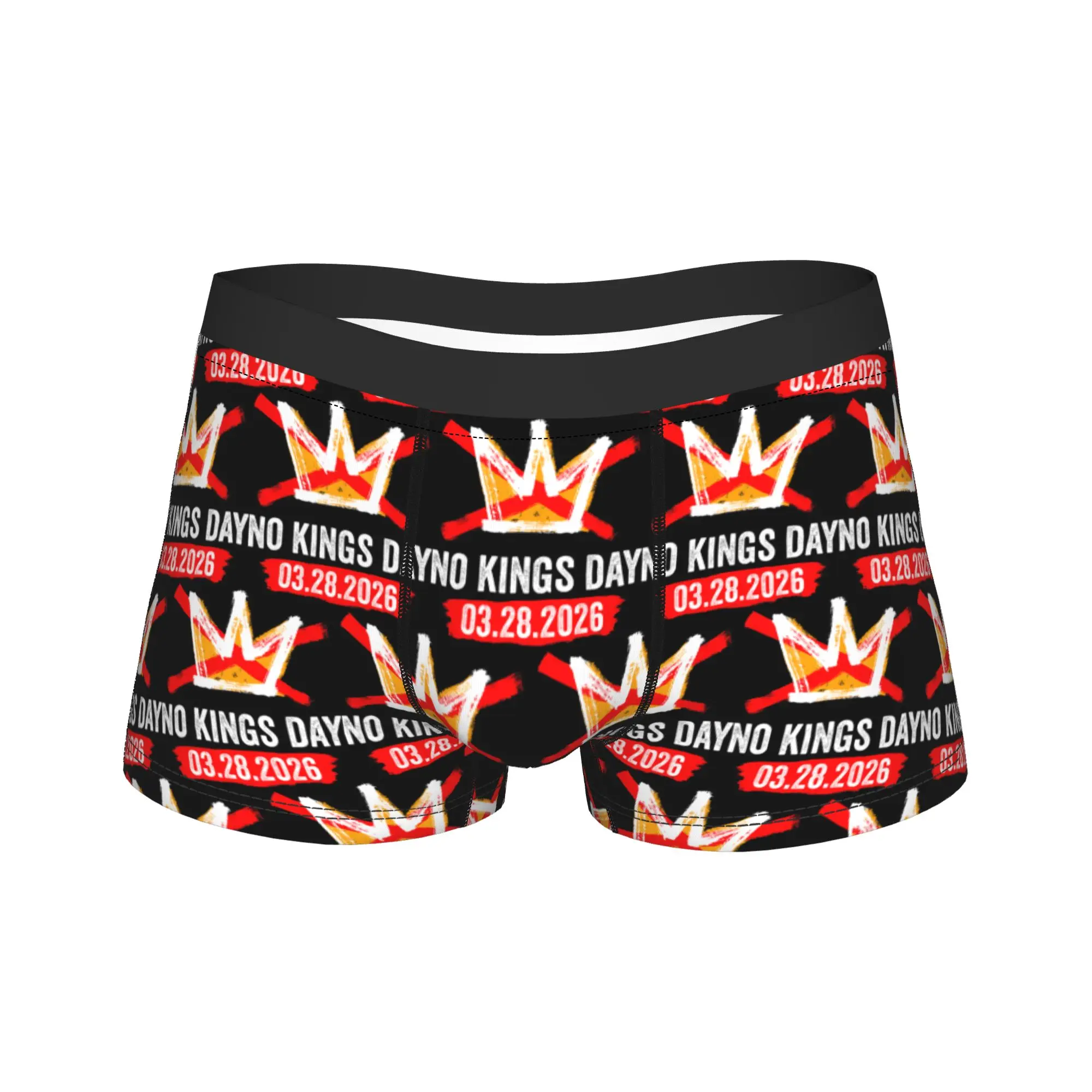 

No Kings March 28 2026 No Kings Day Underwear Males Underpants Custom DIY Breathable Boxershorts Boxer Brief Large Size