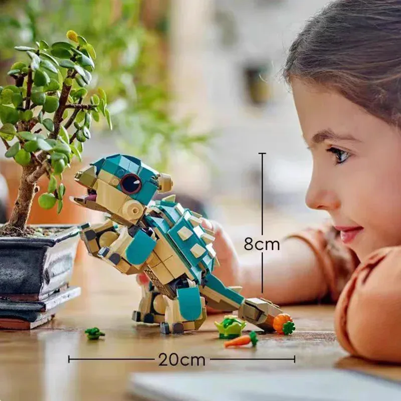 互換性のあるブロックセット 恐竜シリーズ 組み立てブロック 76962 ベビーバンピー：アンキロサウルス MOC ワールドパーク おもちゃ 子供向けギフト