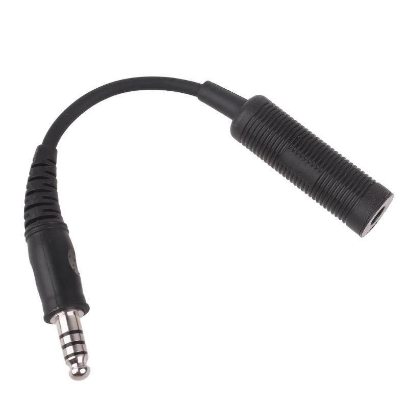 

U174 Lightweight Military to Civilian Wiring Adapter Reliable for Any Situation best sale， Portable Headphone Adapter Universal