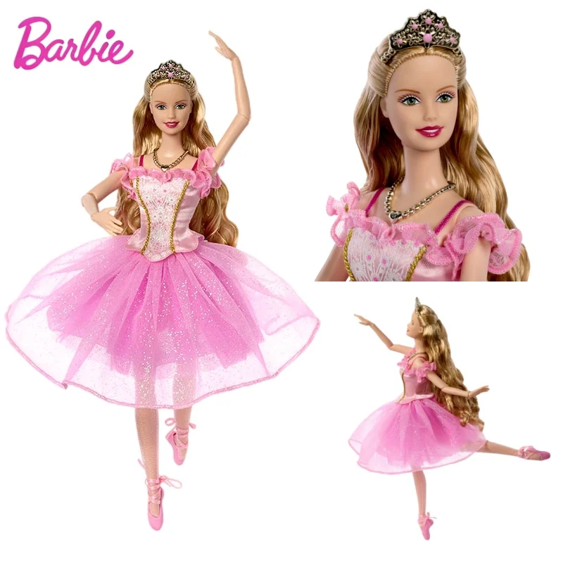 In Stock Genuine Barbie 25th Anniversary Nutcracker Collector Doll Collection Decorative Birthday Present Display Toy Jjy15