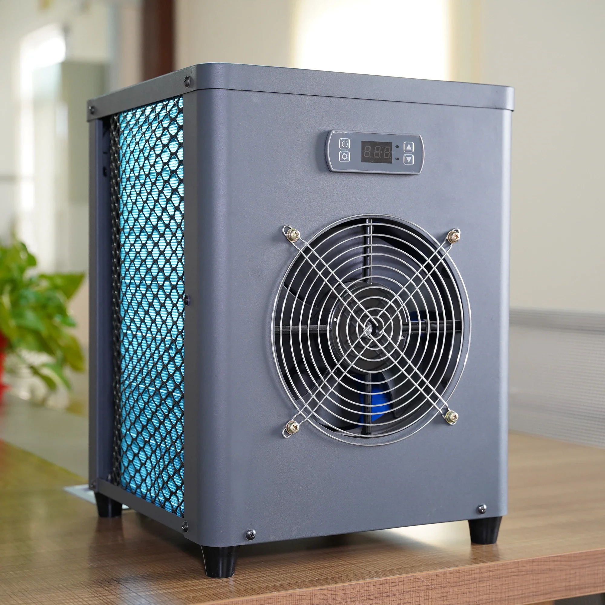 For High Tech Small WIFI Air Source Chiller High Quality Strong Soundhon Mini Pool Heat Pump For Heating Swimming Pool