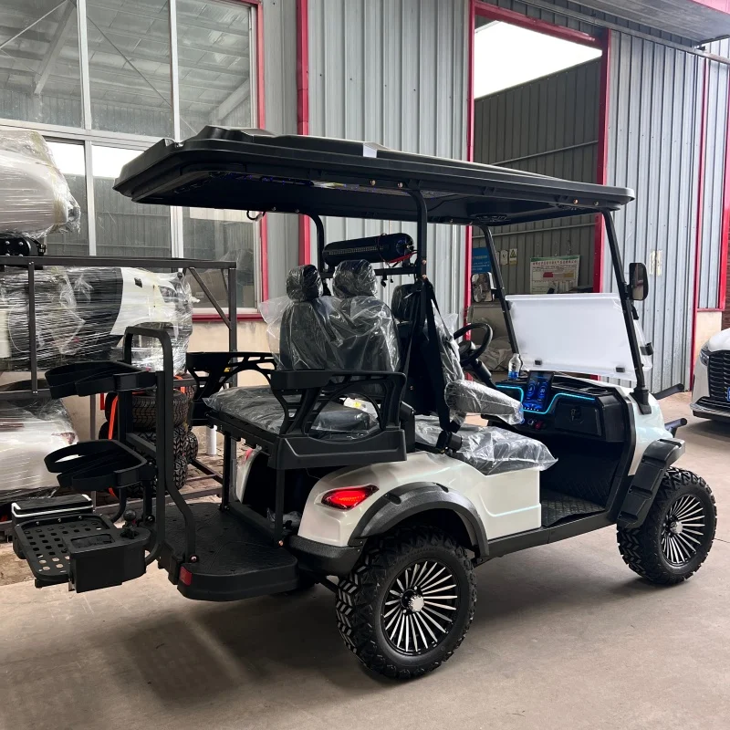 2026 عربات جولف ذات 4 مقاعد ببطارية ليثيوم 72 فولت عربات جولف، عربة جولف قانونية للشارع #3