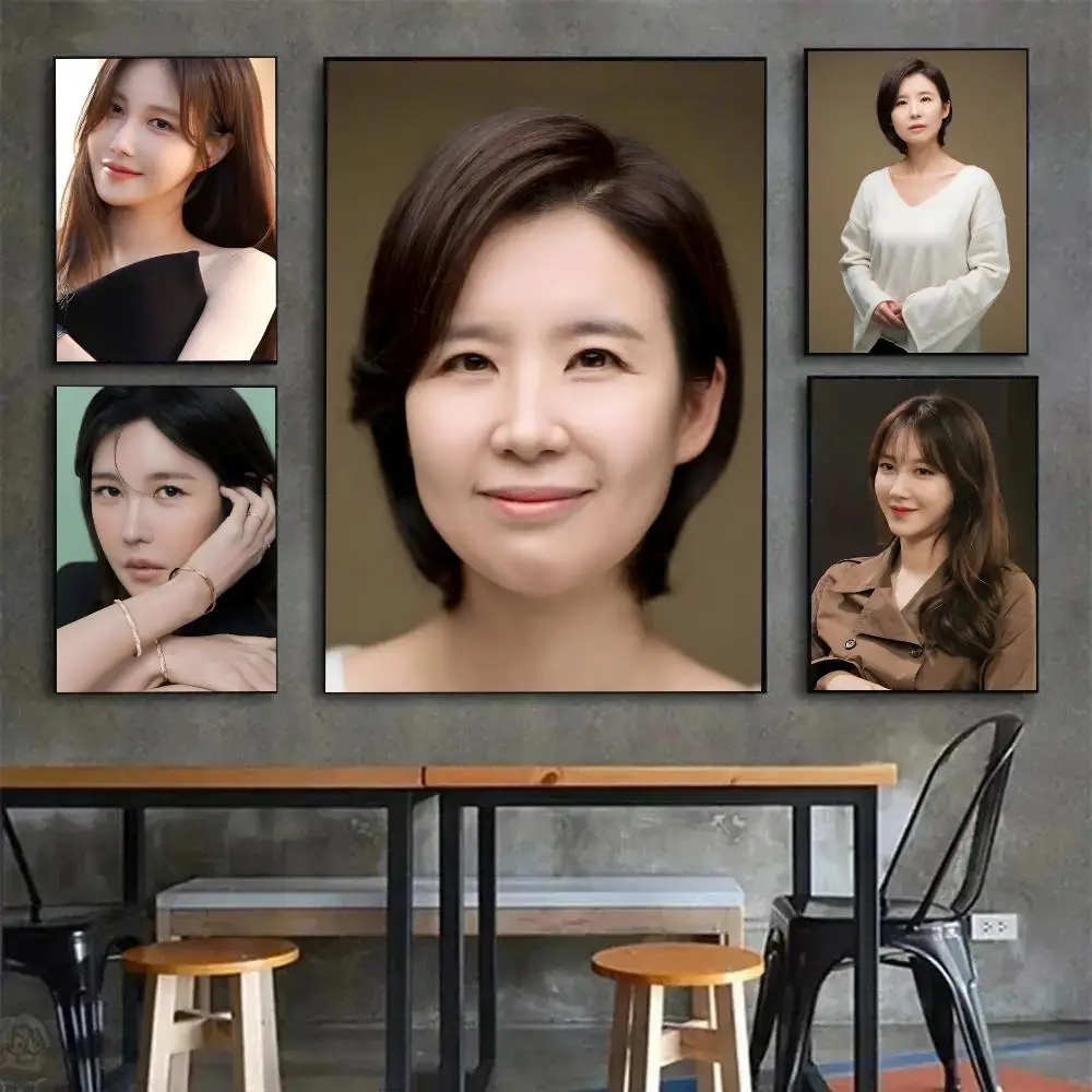Tender Graceful L-Lee Ji Hyun Poster Wall art print art suitable for living parlor home decoration gift