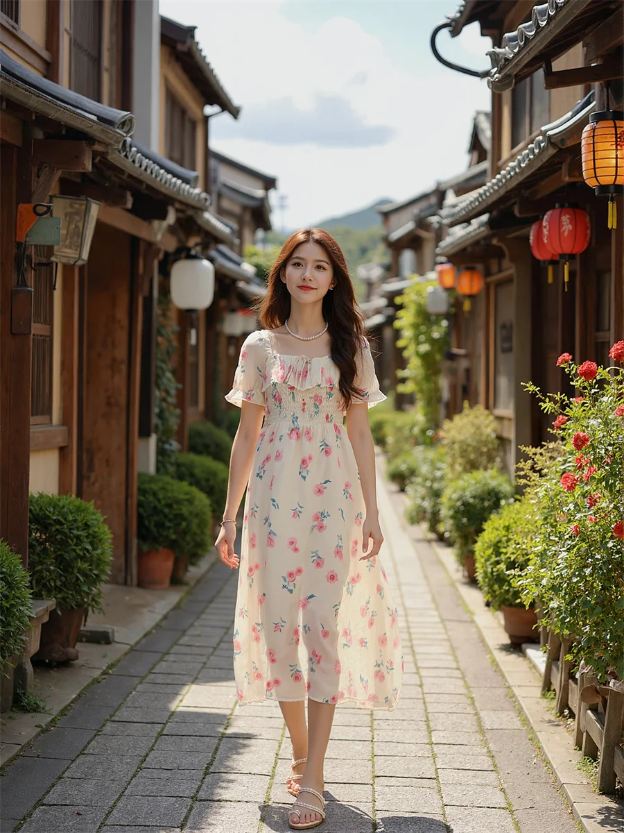 Women'S Dresses Elegant Woman For Party A-Line French Style Silky Silk Satin Chiffon Gauze Tulle Mesh See-Through Transparent