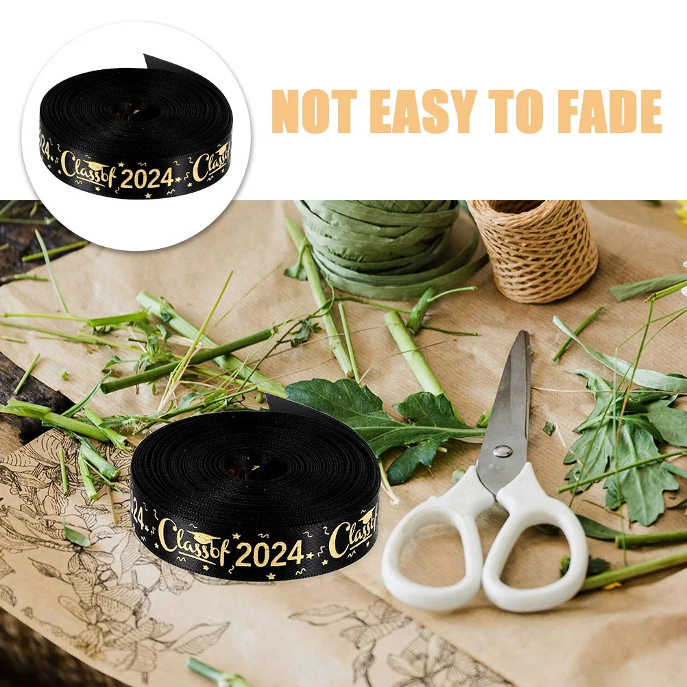 1 Roll of Graduation Gift Packing Ribbon Bowknot DIY Ribbon Graduation Themed Ribbon