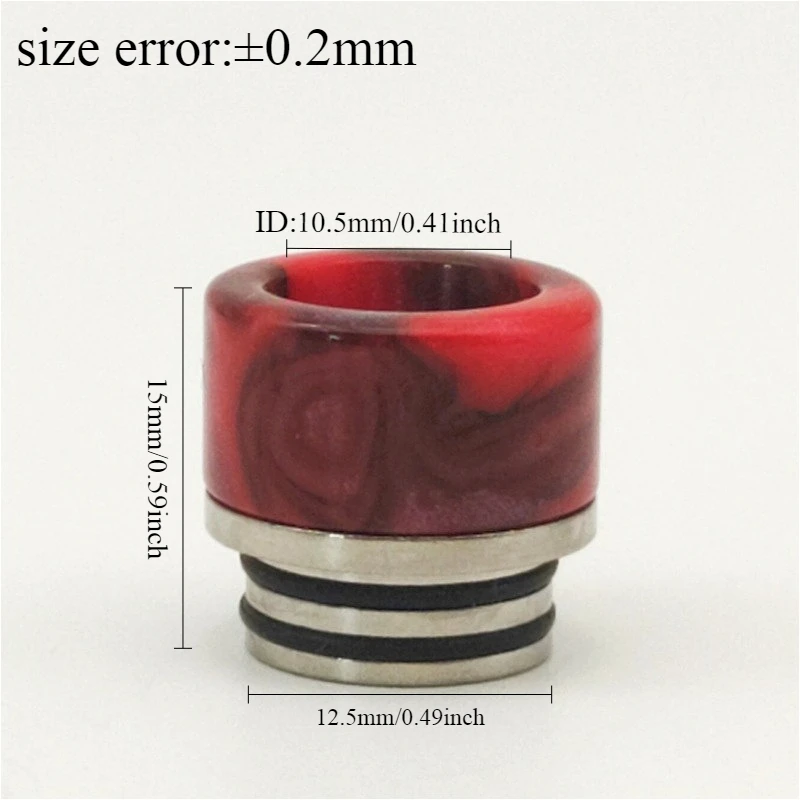 1 قطعة 810 فوهة بالتنقيط الفولاذ المقاوم للصدأ الراتنج القش المشتركة #3