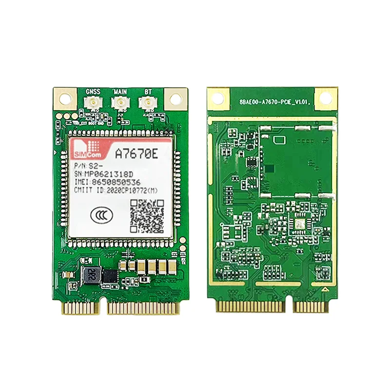 

SIMCOM CAT1 LTE Module A7670E-LASE-PCIEA 4G+2G+Voice