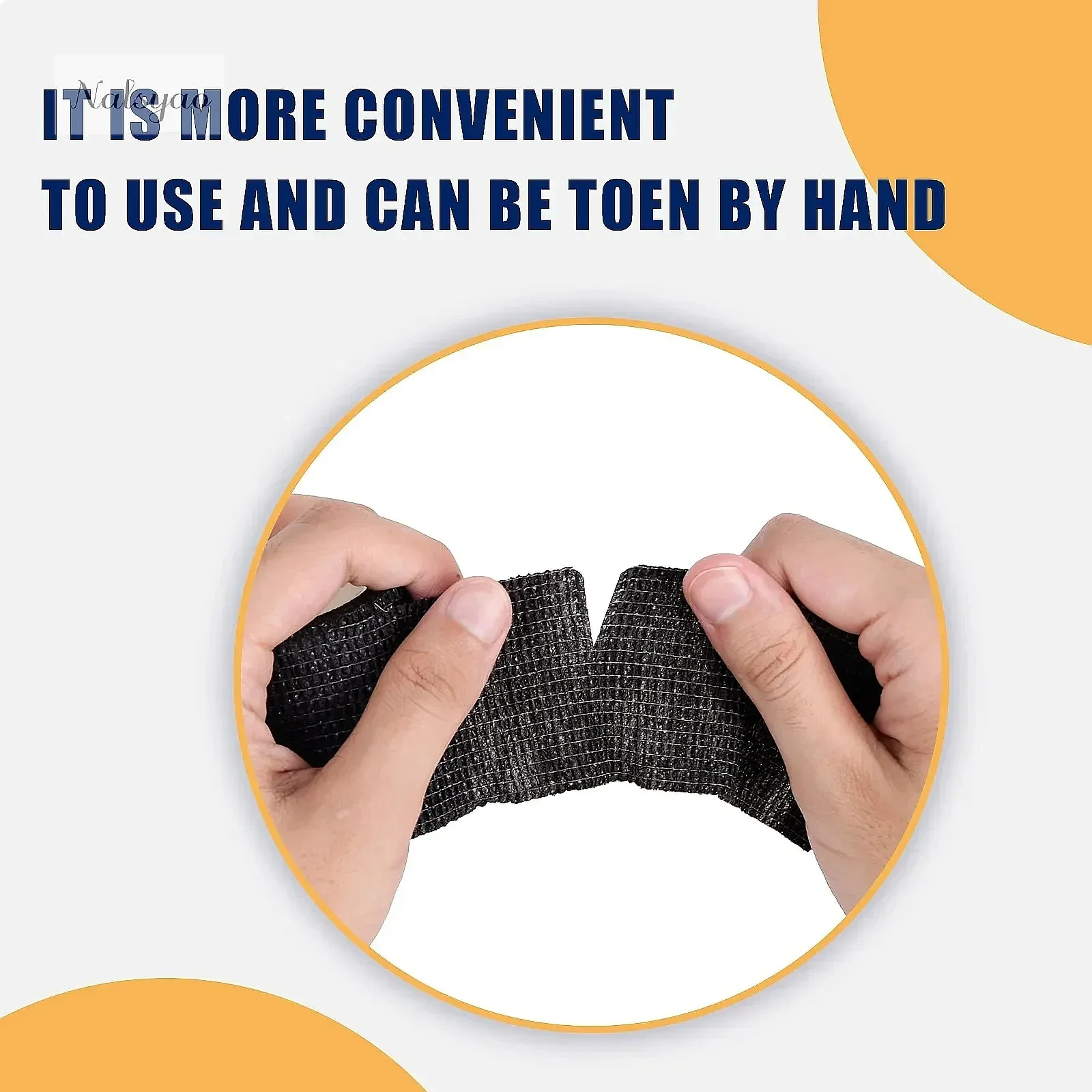 5/10/20Pcs Black Tattoo Grip Bandage Waterproof Self Adhesive Soft Cotton High Quality Tattoo Accessories Supplies