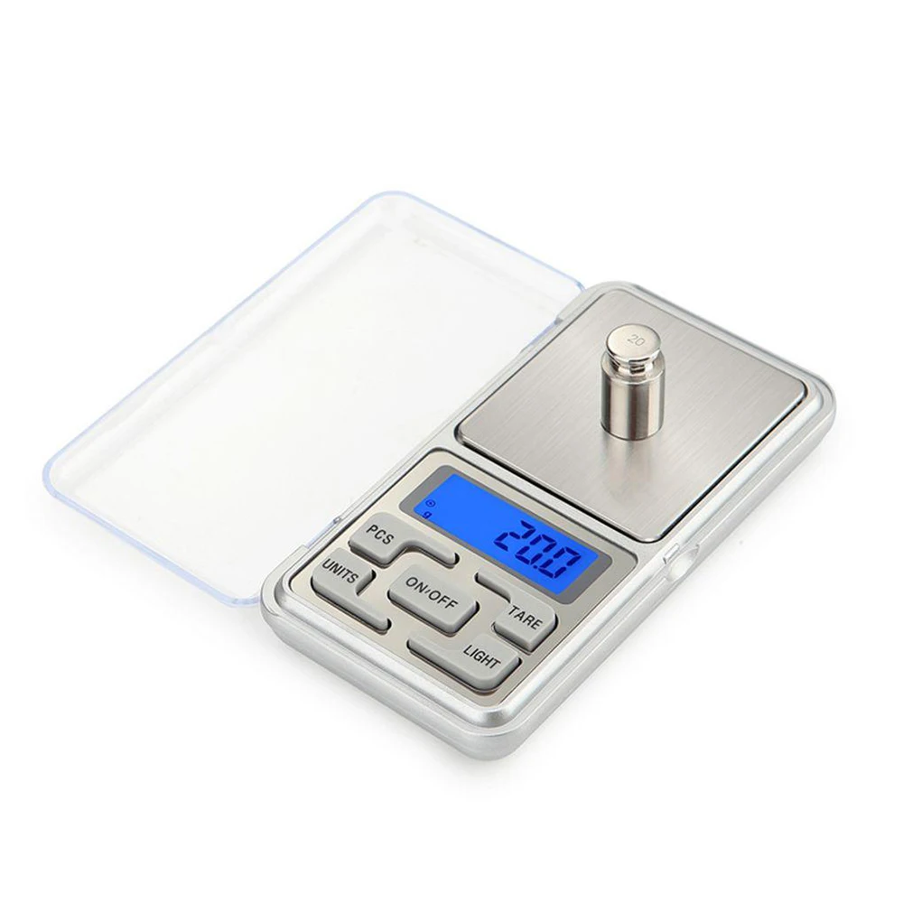 Hoge precisie mini-zakweegschaal 500 g / 0,01 g, draagbare digitale sieradenweegschaal, nauwkeurig klein LCD-weegapparaat voor gemakkelijk mee te nemen