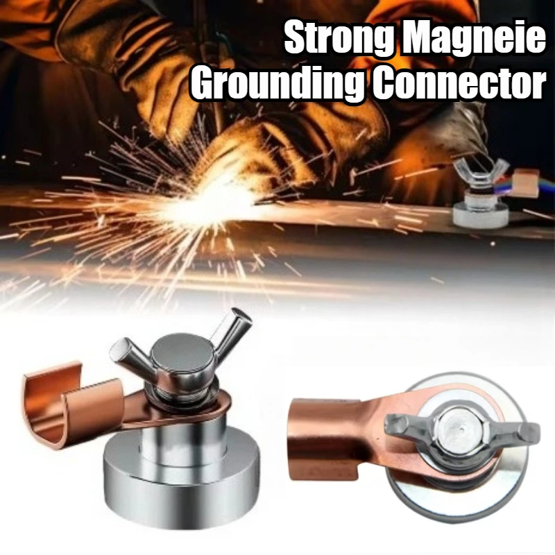 

1pc Magnetic Welding Ground Clamp Grounding Device Welding Tool Accessories Welding Machine
