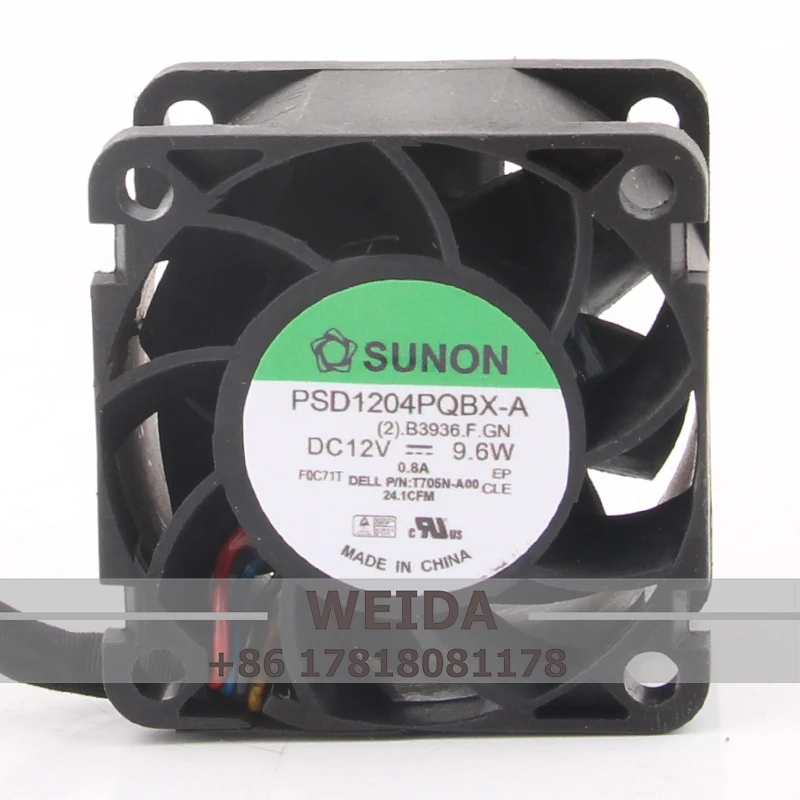 

Чехол вентилятор с двойным шарикоподшипником для SUNON PSD1204PQBX-A 40*40*28 мм 12 в 9,6 Вт 4028 а с высоким потоком воздуха, вентилятор охлаждения сервера