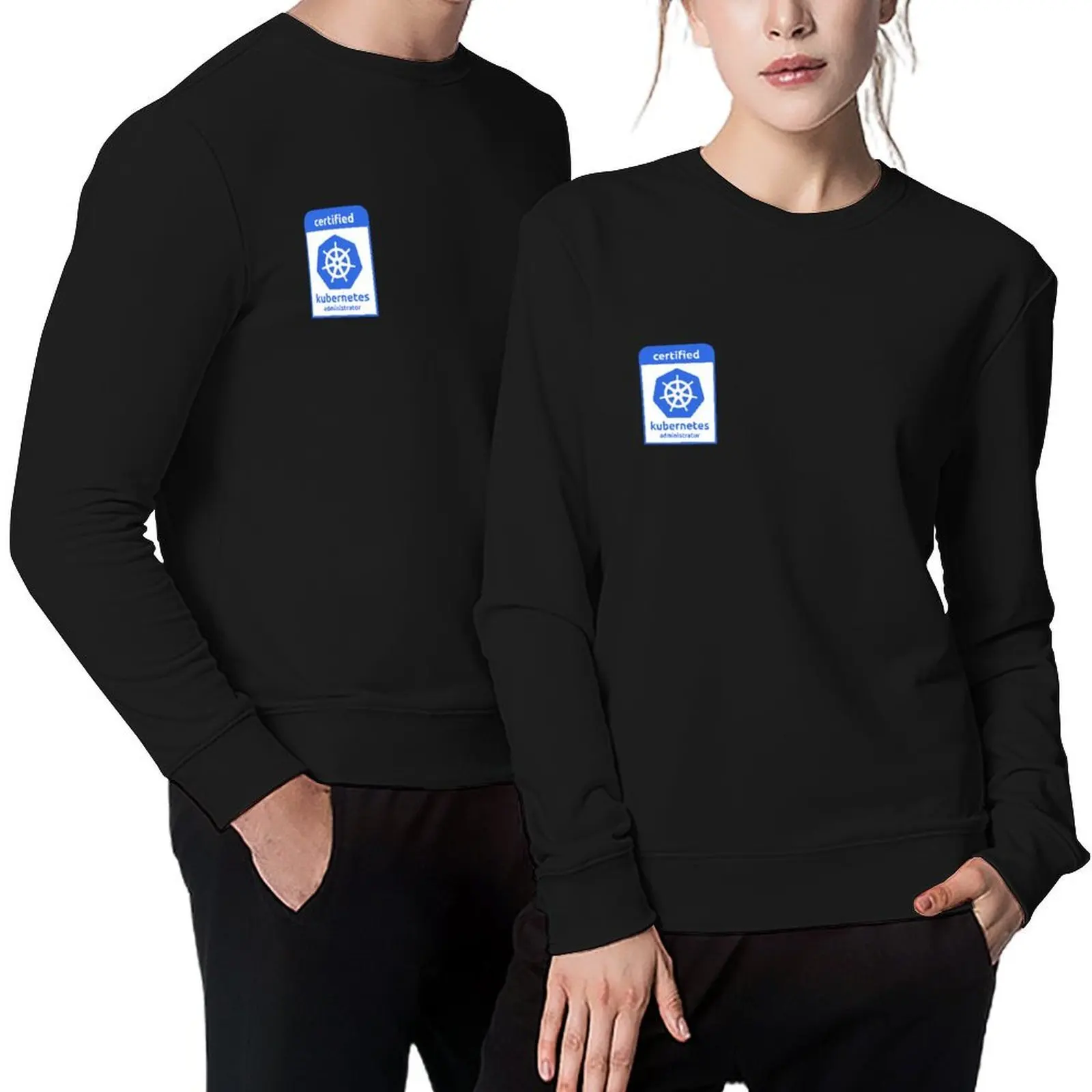 

Certified Kubernetes Administrator Sticker! Pullover blouse graphic t shirts men men's clothing hooded sweatshirts
