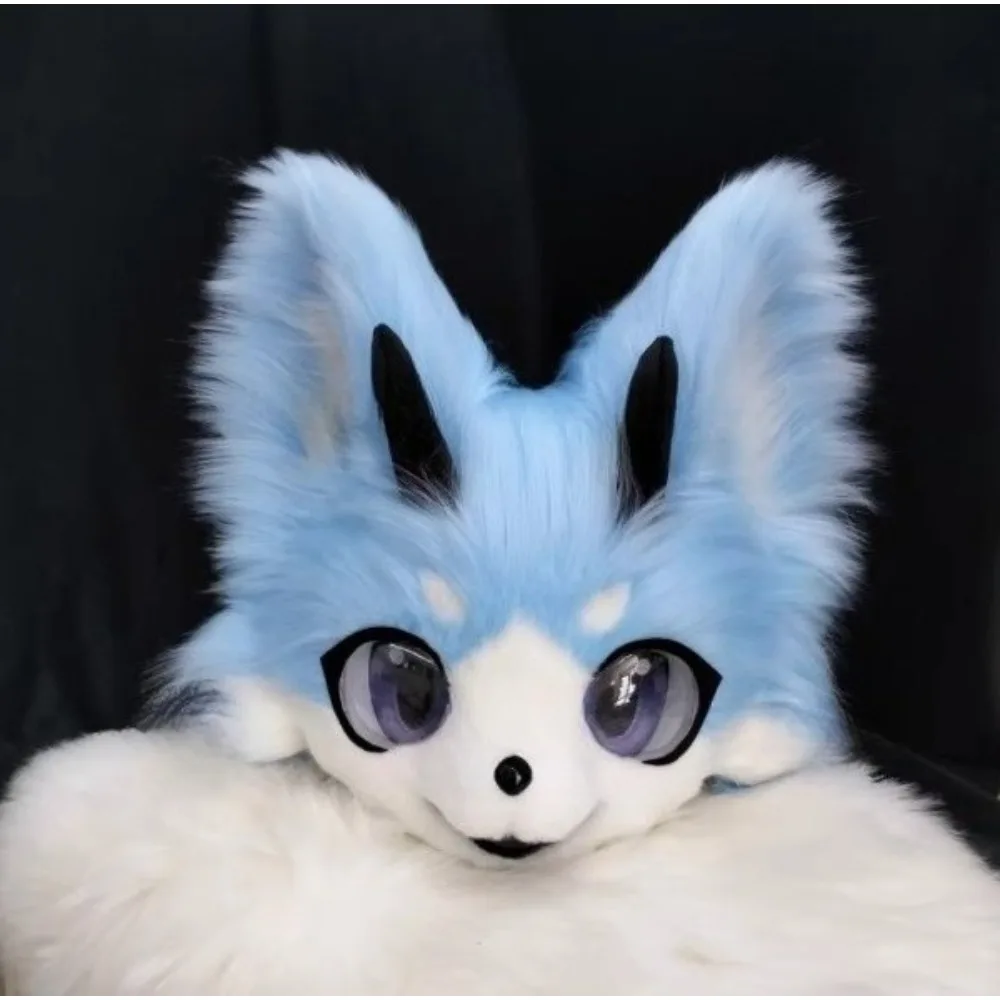 

Костюм-фурсьют: голова животного, костюм зверя, фурсьют-голова, милый кавайный костюм собаки/волка, голова зверя, костюмы и аксессуары