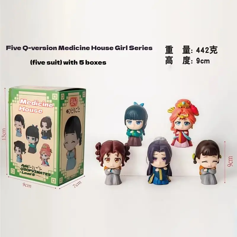 

9 см 5 шт. шепот аюрведической куклы модель ручной работы милый фармацевт для девочек Kawaii украшение для рабочего стола игрушка в подарок